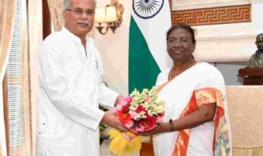 मुख्यमंत्री श्री भूपेश बघेल ने राष्ट्रपति श्रीमती द्रोपदी मुर्मु को जन्मदिन और रथ यात्रा की बधाई एवं शुभकामनाएं दी