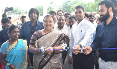 मंत्री श्रीमती भेंड़िया ने ग्रामीण औद्योगिक पार्क अरमुरकसा में चिक्की निर्माण इकाई का किया शुभारंभ