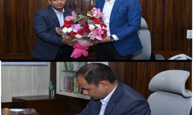 नवनियुक्त कलेक्टर श्री गौरव कुमार सिंह ने पदभार ग्रहण किया