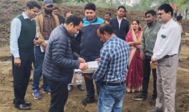 कलेक्टर ने किया नारा, संडी एवं जरौद ग्राम पंचायतों का औचक निरीक्षण दिए आवश्यक निर्देश