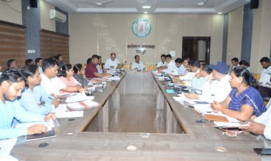 कलेक्टर डॉ. गौरव सिंह ने राजस्व विभाग के कार्यों की समीक्षा की   प्रकरणों को त्वरित करें निराकरण, लंबित मामले हो शून्य: कलेक्टर डॉ. गौरव कुमार सिंह