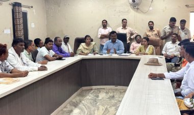 भारतीय न्याय संहिता-23 पर मंदिर हसौद तहसीलदार ने जानकारी प्रस्तुत की