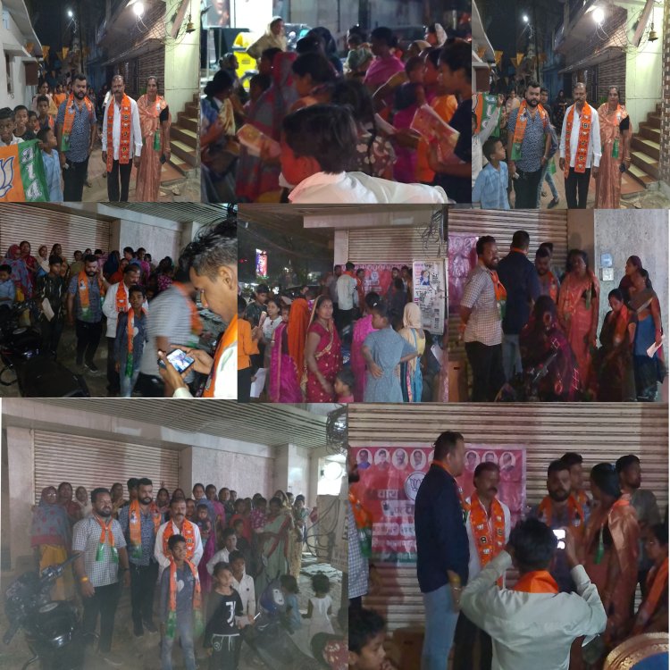 जनसंपर्क में जुटे पार्षद पद के उम्मीदवार , घनश्याम रक्सेल उर्फ बल्लू भाई,लोगों ने जताया भरपूर प्यार ,