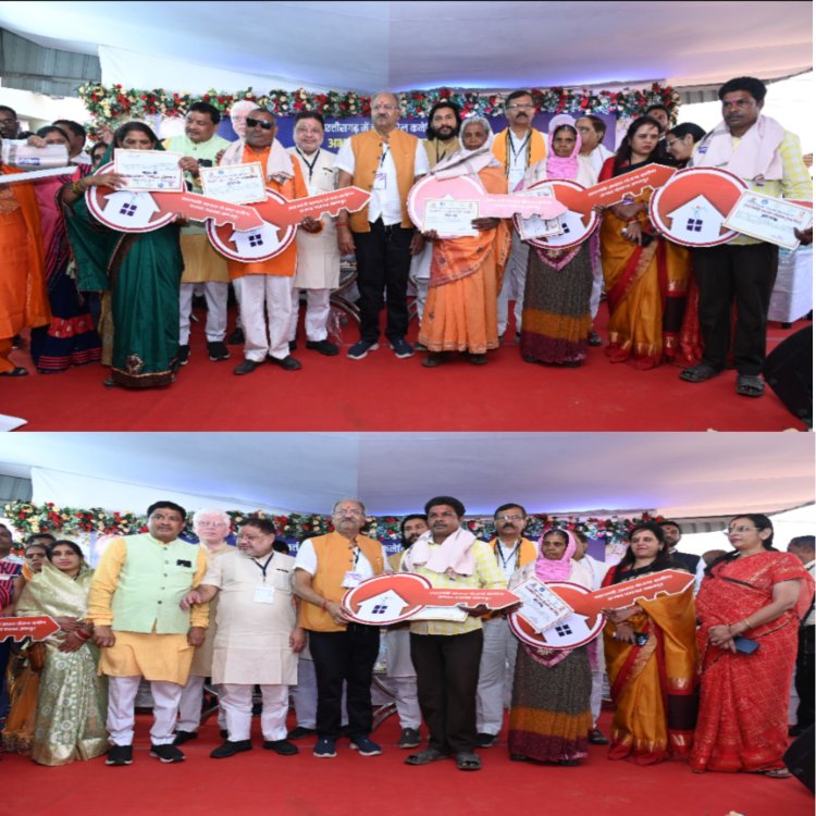 प्रधानमंत्री आवास योजना-ग्रामीण: रायपुर में 11 हजार 946 आवासों का गृह प्रवेश