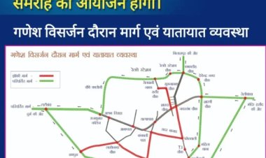 गणेश विसर्जन झांकी  दिनांक 08.09.2025 को रात्रि चल समरोह का आयोजन होगा।