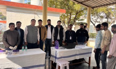 केन्द्रीय जेल में हैंपेटैटिस जांच शिविर 200 कैदियों की हुई स्क्रीनिंग