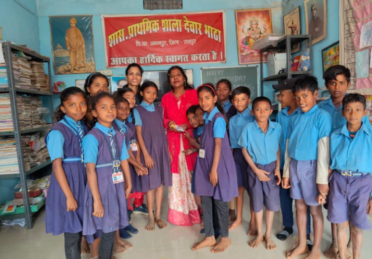 बच्चों के चेहरों पर मुस्कान, कर्मचारियों का जन्मदिन बना यादगार – “प्रोजेक्ट आओ बाँटें खुशियाँ” के तहत शासकीय कर्मचारी बच्चों संग साझा कर रहे हैं खुशियाँ