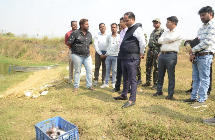 हितग्राही को मिला प्रधानमंत्री मत्स्य पालन योजना का लाभ, प्रति महिना करीब 17 टन हो रहा उत्पादन