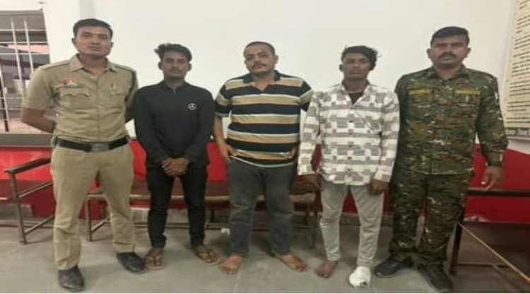 मुंगेली में लूट और हत्या के प्रयास का खुलासा, तीन आरोपी गिरफ्तार; सोने का लॉकेट बरामद,